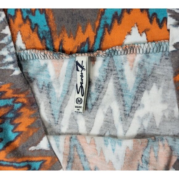 Seven7 For All Mankind Womens Chevron Cotton Maxi Skirt Size Medium - Picture 6 of 7